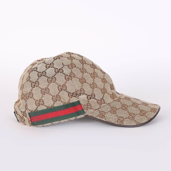 GG Canvas Web Baseball Cap Beige M