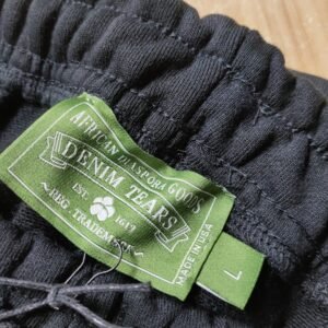 Denim Tears Pants Black/White XL - Image 2