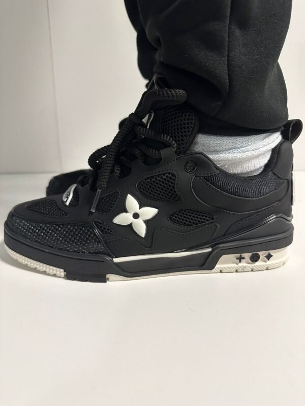 LV Skate Sneaker Black/White - Image 8