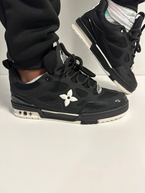 LV Skate Sneaker Black/White - Image 7