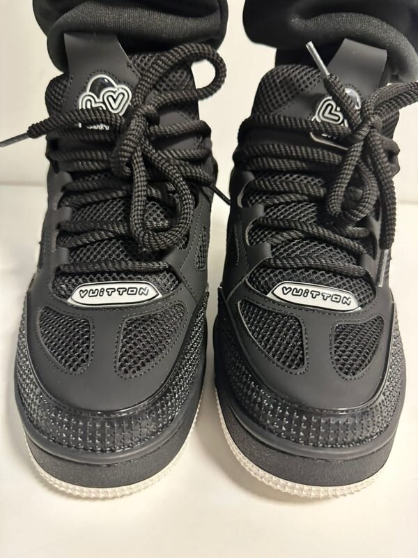 LV Skate Sneaker Black/White - Image 9