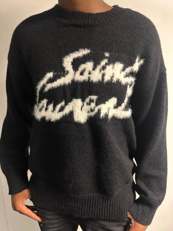 Saint Laurent Logo mohair-blend sweater - Afbeelding 5