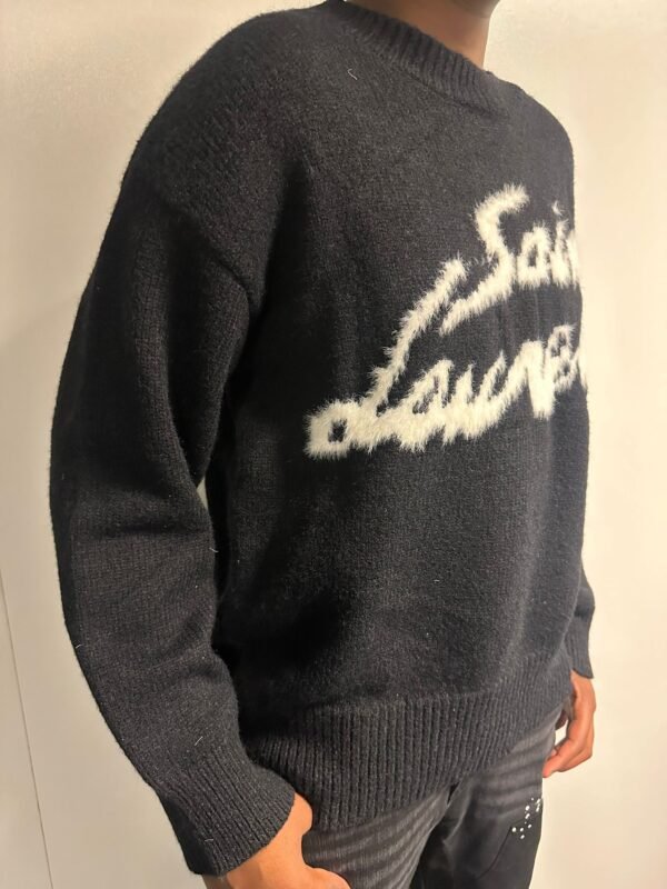 Saint Laurent Logo mohair-blend sweater - Afbeelding 6