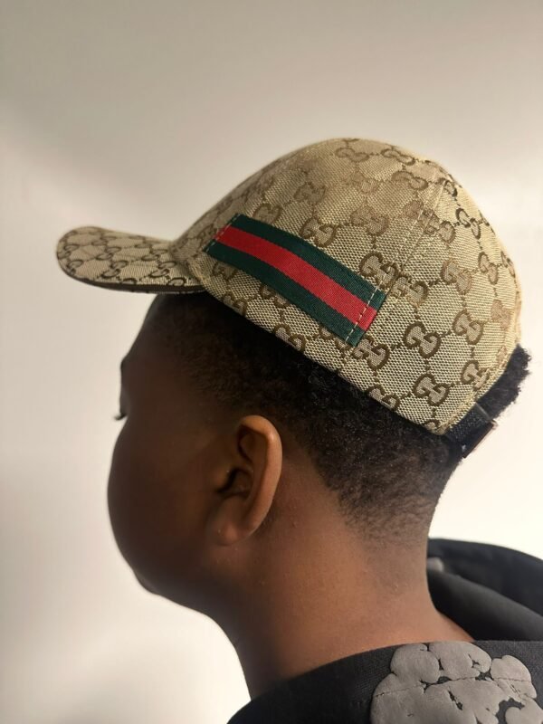 GG Canvas Web Baseball Cap Beige M - Afbeelding 8