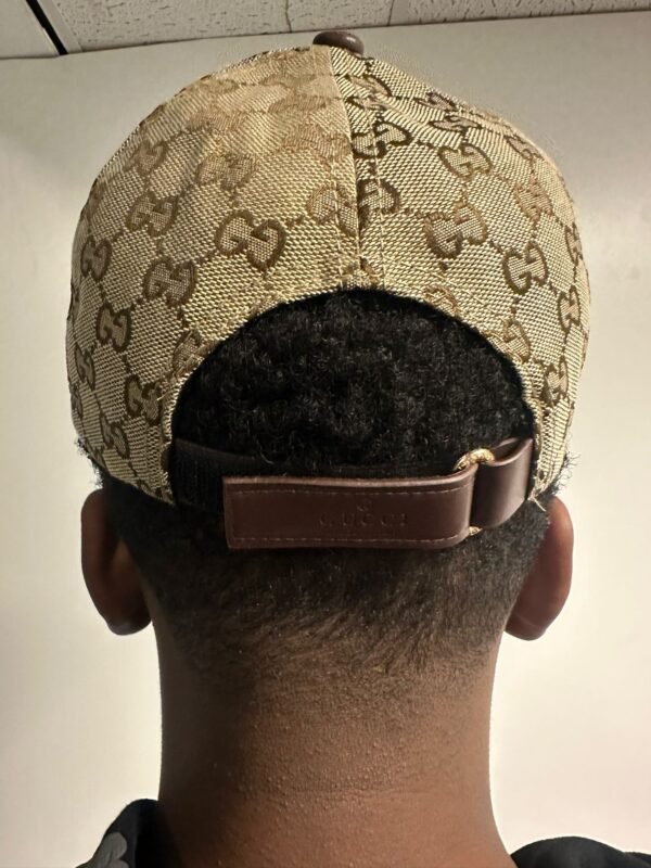 GG Canvas Web Baseball Cap Beige M - Afbeelding 9