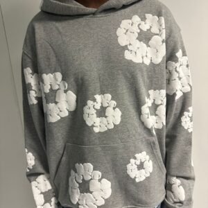 DT Hoodie Grey/White (XL) - Image 3