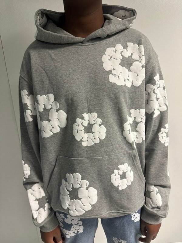 Denim Tears Hoodie Grey/White - Afbeelding 3