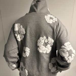 DT Hoodie Grey/White (XL) - Image 5
