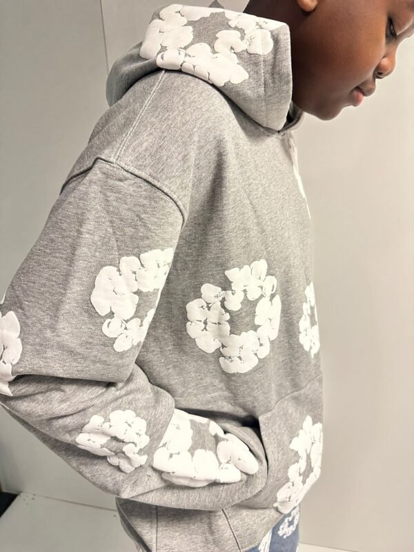 Denim Tears Hoodie Grey/White - Afbeelding 4