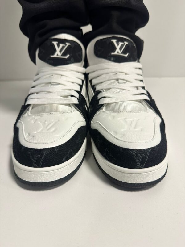 Louis Vuitton LV Trainer Black White - Image 9