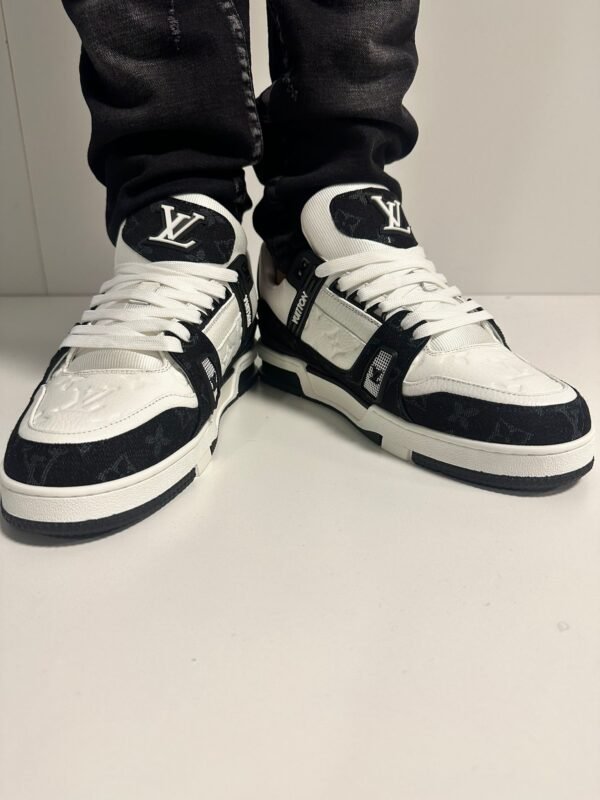 Louis Vuitton LV Trainer Black White - Image 8