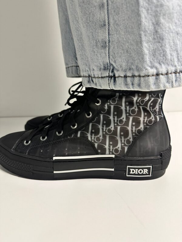 Dior B23 High Top Canvas Oblique Black - Afbeelding 6