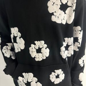 DT Hoodie Black/White (XL) - Image 3
