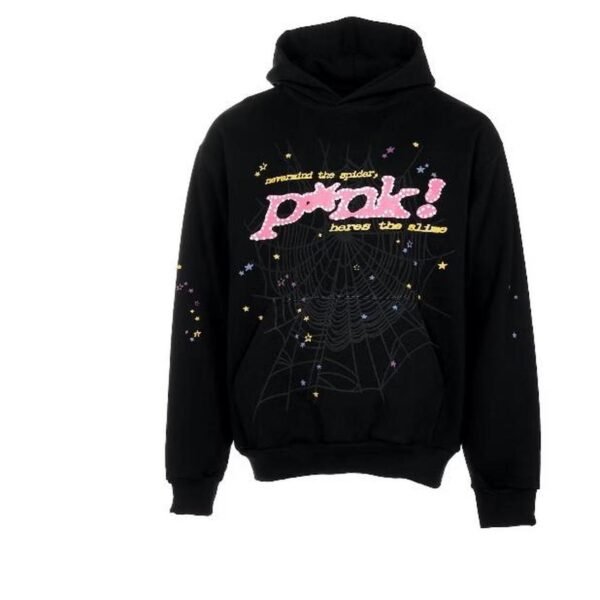 SP5DER P*NK Hoodie Black