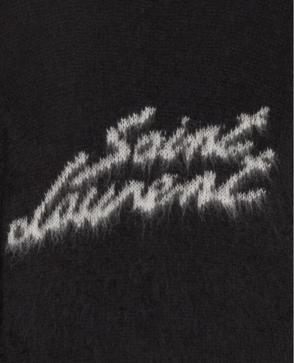 Saint Laurent Logo mohair-blend sweater - Afbeelding 3