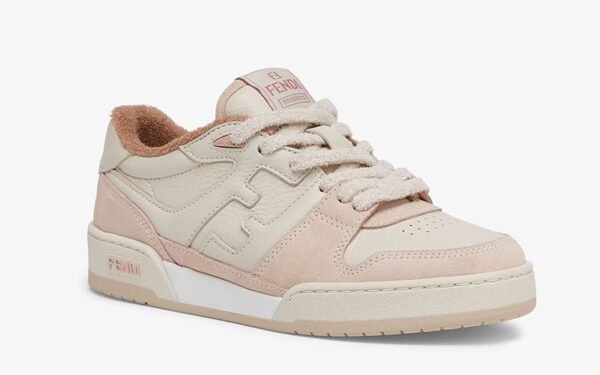 Fendi Sneakers Leather Pink - Image 3