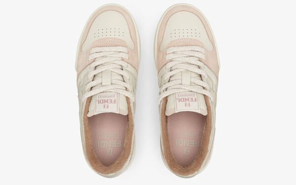 Fendi Sneakers Leather Pink - Image 2