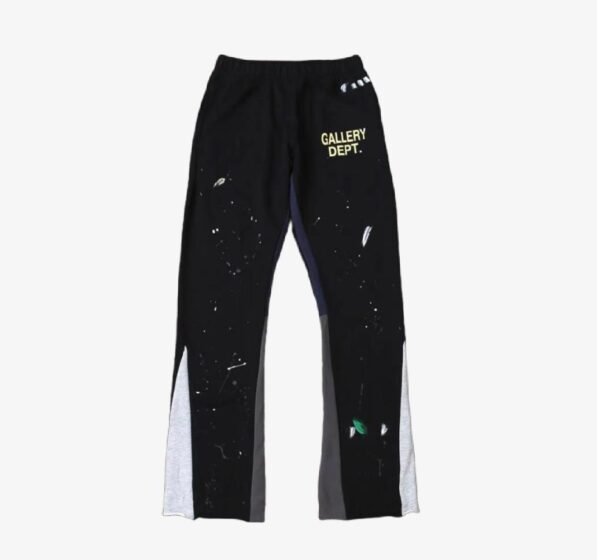 Gallery Dept. Painted Flare Sweat Pants Washed Black