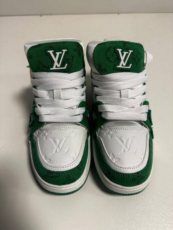 Louis Vuitton LV Trainer Green/White - Image 6