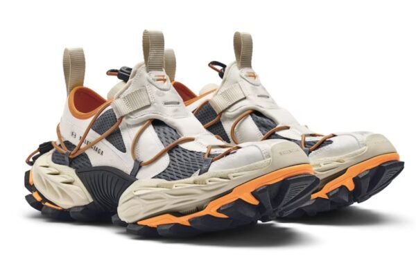 Balenciaga Hike Sneaker Beige/Orange - Image 2