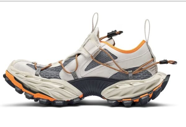 Balenciaga Hike Sneaker Beige/Orange - Image 4
