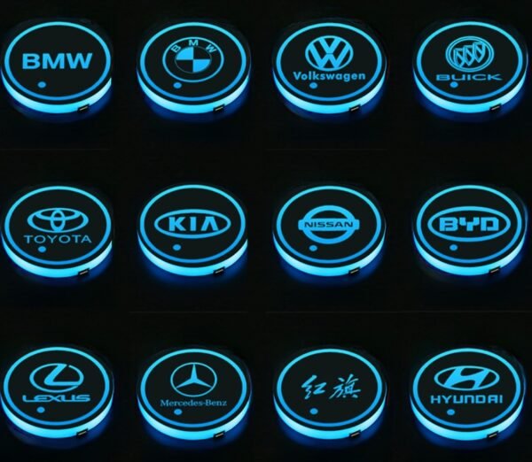 LED Autoonderzetters – Verlichte Bekerhouders voor Auto’s