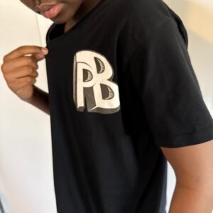 PB- Merch Black Shirt - White letters. - Image 4