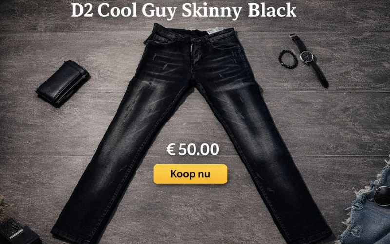 D2 Cool Guy Skinny Black