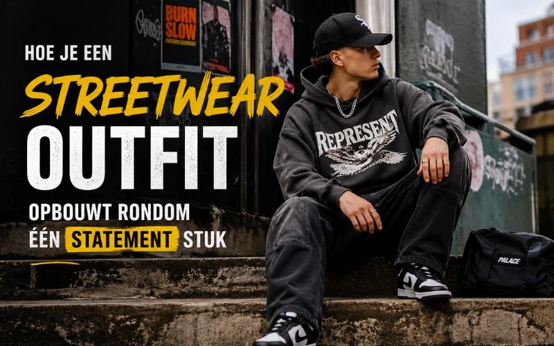 hoe je een streetwear outfit opbouwt rondom één statement stuk