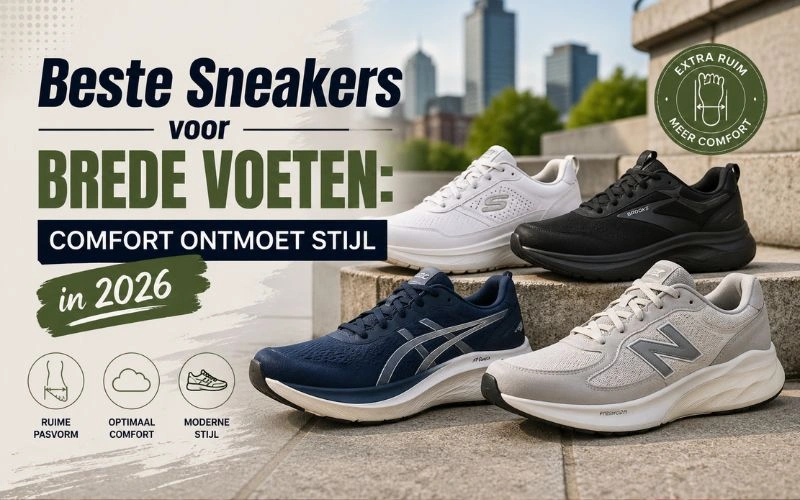 beste sneakers voor brede voeten